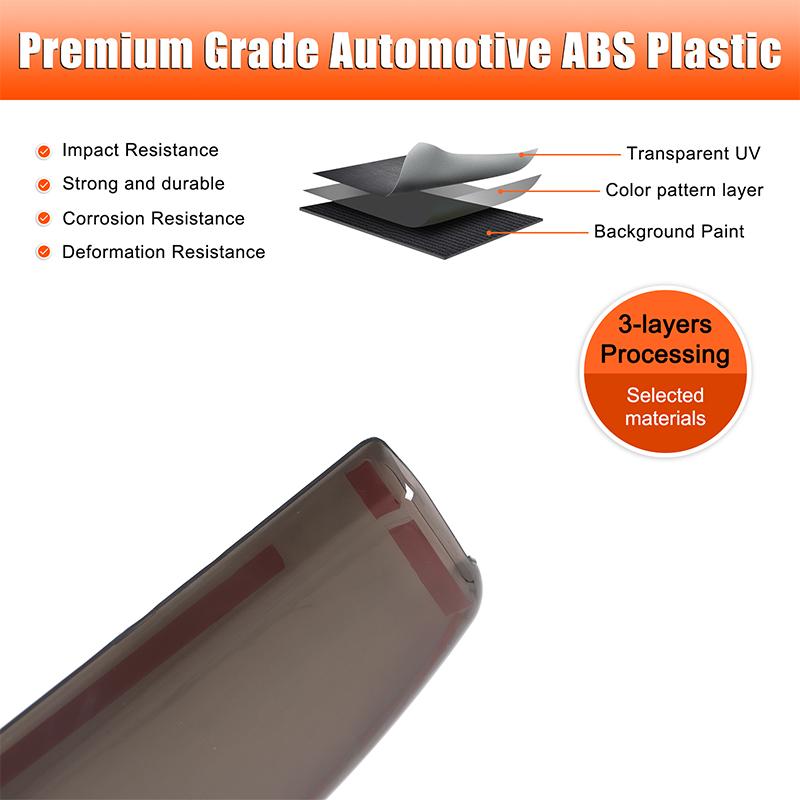 For Nissan Titan 2016-2025 ABS Third Brake Light Cover Trim High Mounted Stop Light Trim Decorative Car Accessories
