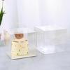 Transparente tragbare Kuchenbox