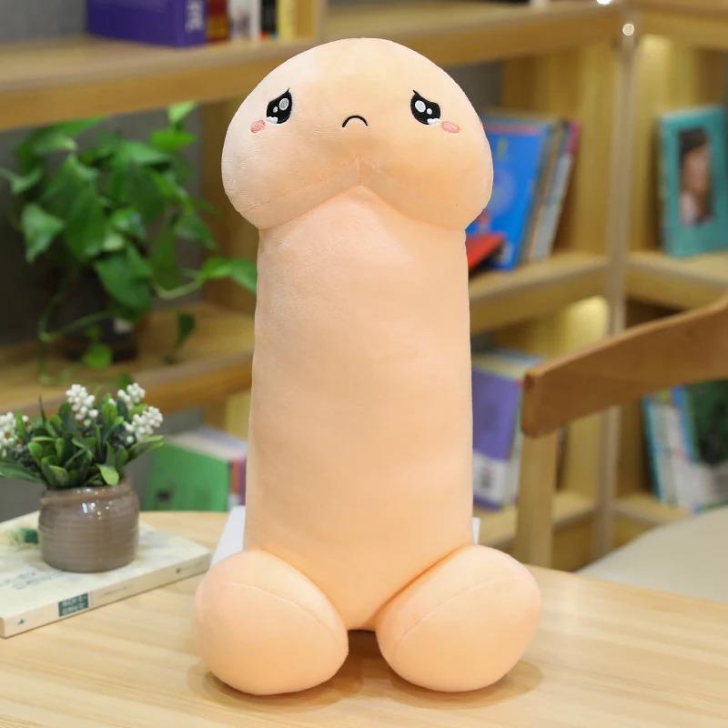 30-90CM Long Lifelike Penis Plush Toy Stuffed Dick Trick Doll Real-Life Penis Expressions Plush Pillow Sexy Toy Lovers Gift