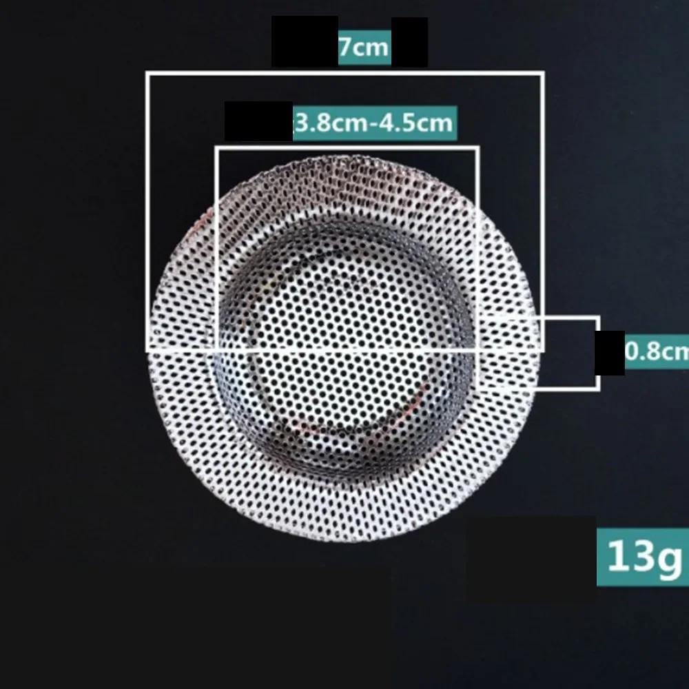 

Water Filters Sink Mesh Strainer Kitchen Tool Stainless Steel Bathroom Floor Drains Cover Shower Hair Catche Stopper Tools спокойная цветовая