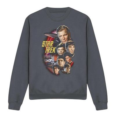 STAR TREK Unisex Adult Classic Crew Sweatshirt