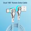 Double Bend 180 Degree Data Cable 66W Elbow Data Line Phone Accessories
