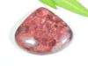 27X30X06 MM Natural Affrican Thulite Pear Cabochon Pendent Making Gemstone SK-592