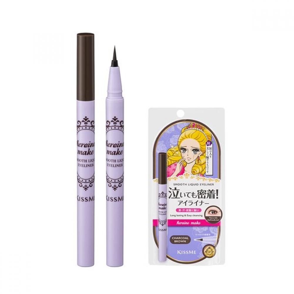 

[поцелуй меня] HeroiNe Make Стойкая жидкая подводка для глаз N 03 Угольно-коричневый