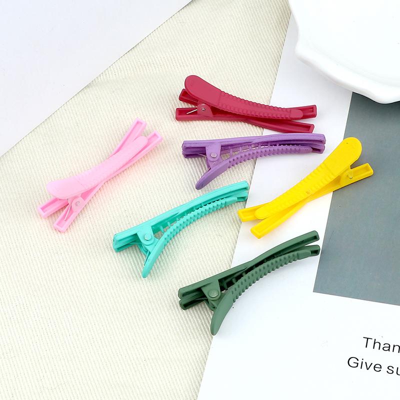 10PCS/Set Solid Color X Shape Hair Clips Basic Style Colorful Lovely Hairpins for Girls Children Hair Accessories Matte Barrette