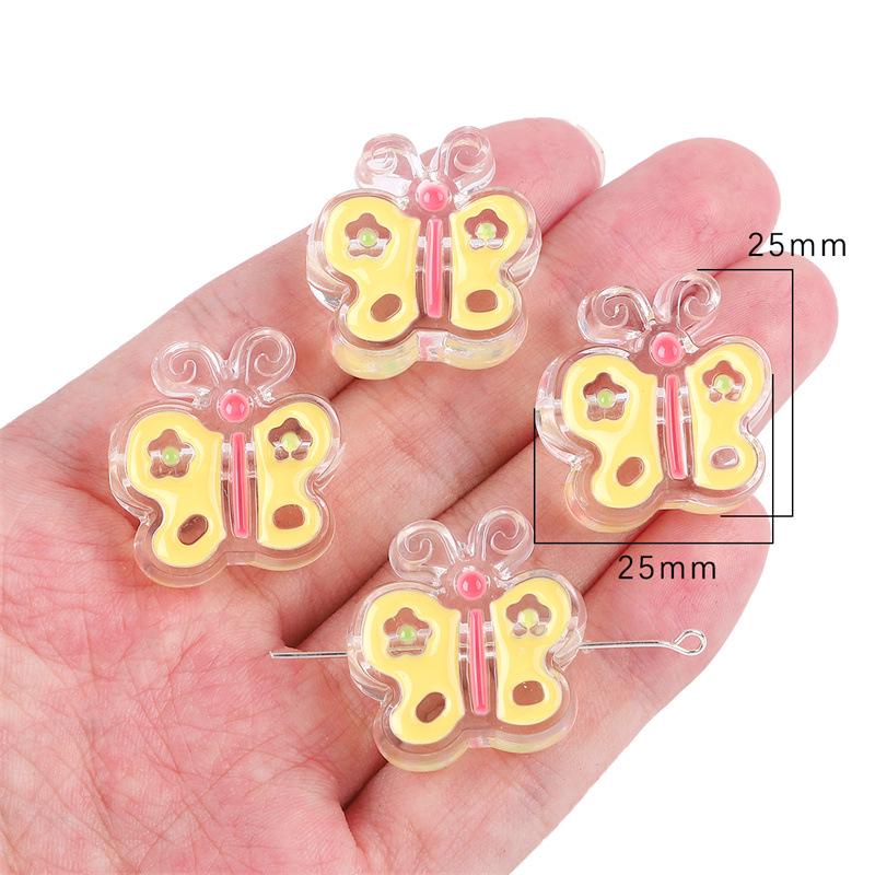 Kirschblüten Bär Acrylperlen DIY Handyketten-Set