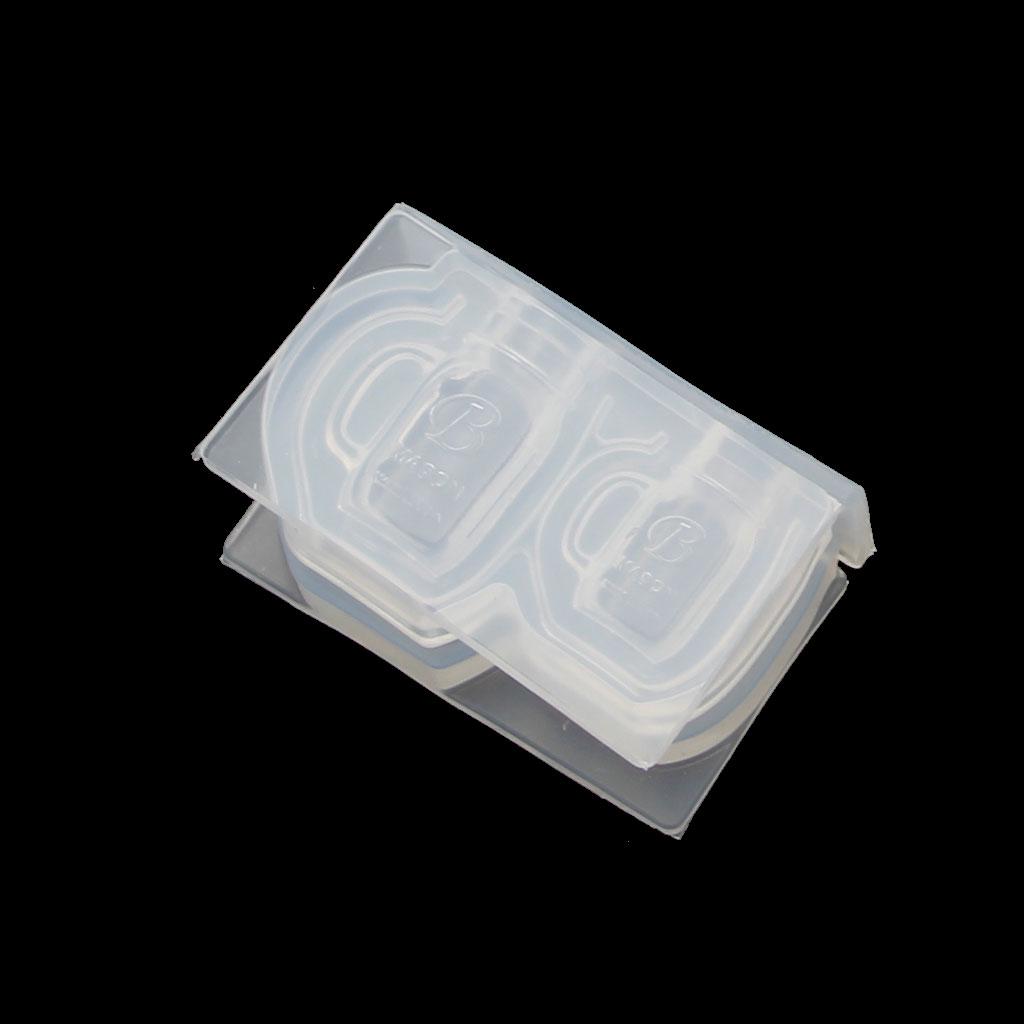 Coffee Cup Drink Bottle Honey Jar Earring Mold for Resin Casting Jewelry Making