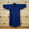 [momoten] [Amazon Exclusive Brand] Original Mizuyagi Kimono (Workwear, Samue, Haori, Bathrobe, Apron) Navy, 120cm Long