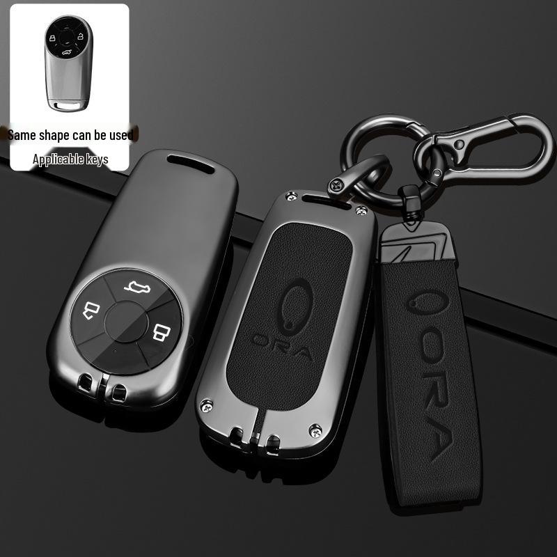 Applicable Good Cat Key Case for Ballet Cat 2022 Model - Black, White, or Great Wall GT Full Shell Buckle for Men and Women