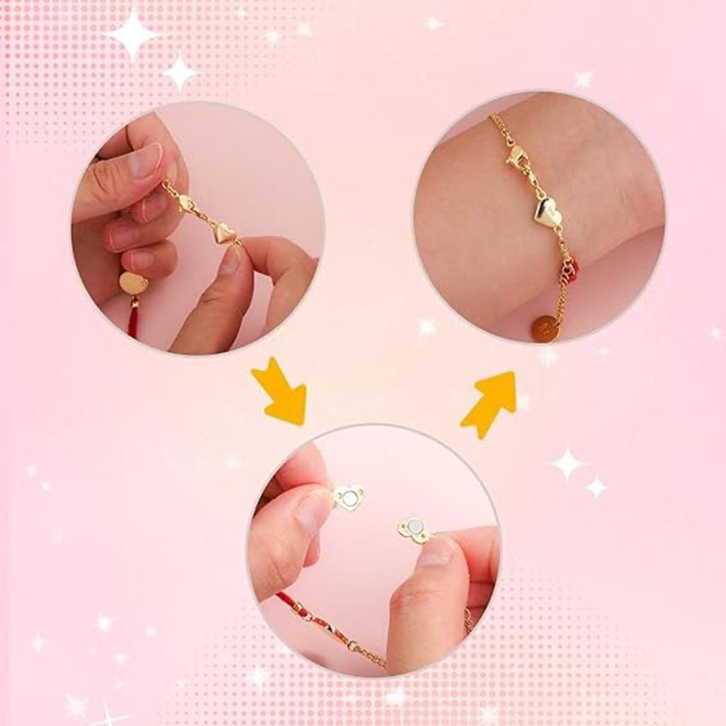 10er-Pack magnetische Schmuckverschlüsse, vergoldet und versilbert, einfache Kettenverlängerungen für Halsketten und Armbänder, Schmuckzubehör