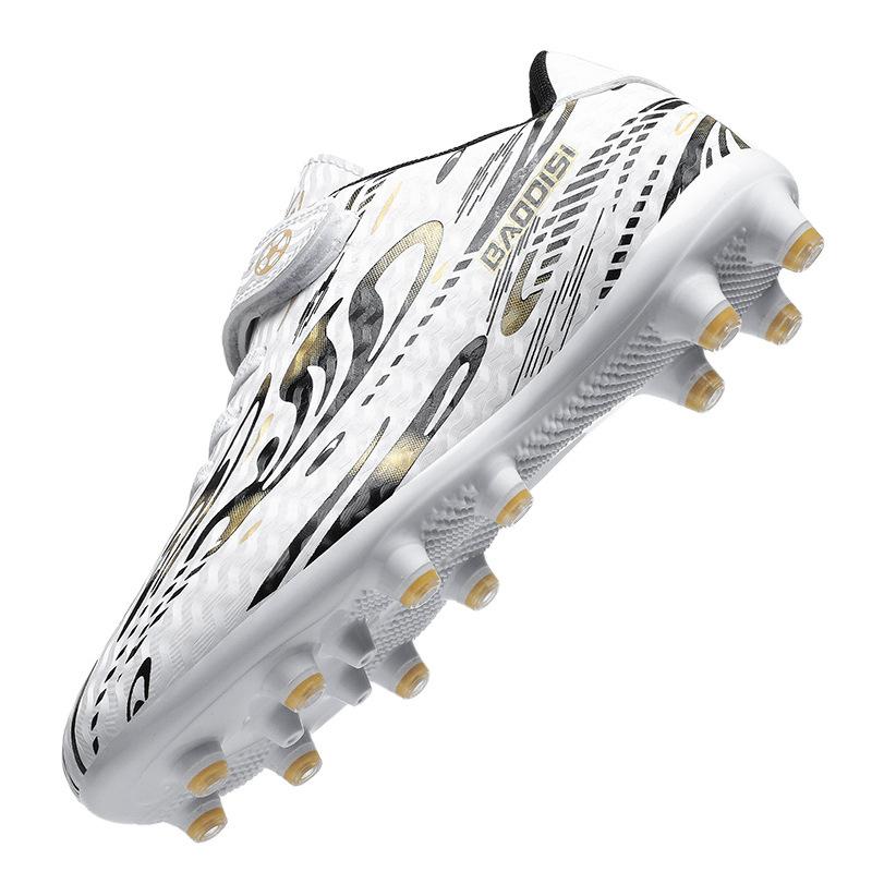 Children's Velcro Football Shoes Men's Long Nails Broken Nails Middle School Older Children Elementary School Grass Competition Training Sneakers