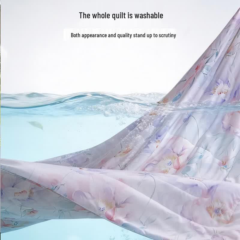 FUANNA Washable Tussah Silk Summer Quilt