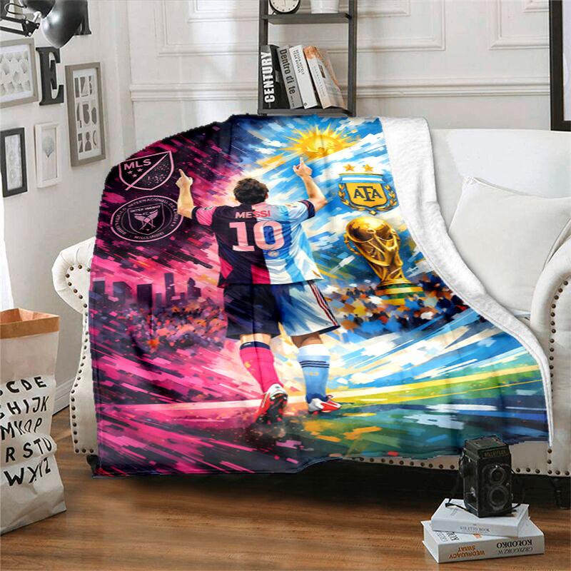 Argentina'S Victory Celebration Vibrant Artwork Blanket Soft And Comfortable Suitable For All Seasons Office Rest Blanket Air Conditioning Blanket