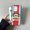 Classic Fashion Logo P-Paul F-Frank For IPhone 16 15 14 13 12 11 17 Pro Max Plus Wave Corrugated Phone Case Anti Drop Cover