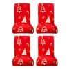 4pcs Chair Cover Christmas Gift Pattern Elastic Modern Simple Dining Chair Cover for Hotel Dining Room