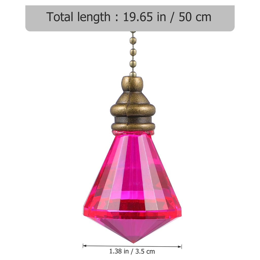 Crystal Gemstone Shaped Pendant Lamp Hanging Ornament Prism Decorative Ball Window Garden Decor Crystal Gemstone Shaped Pendant