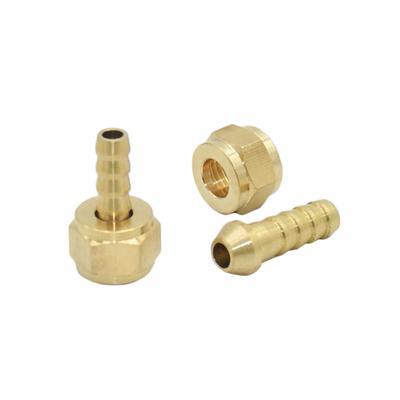 Brass 4mm 6mm 8mm 9mm 10mm Hose Barb Connector Pipe Fitting 1/8"  3/8" 3/4" Male  Thread Copper Connector Garden 2Pcs