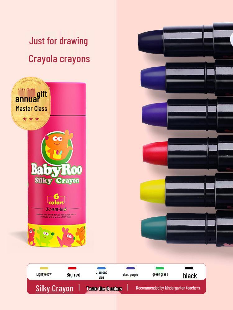 Milo Crayon Washable Rotating Oil Pastels Wax Sticks for Kids