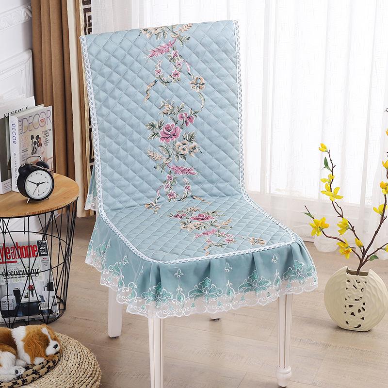 One-piece Dining Table and Chair Cover Dining Chair Cushion Chair Cover Set Household Chair Cushion Rectangular Round Coffee