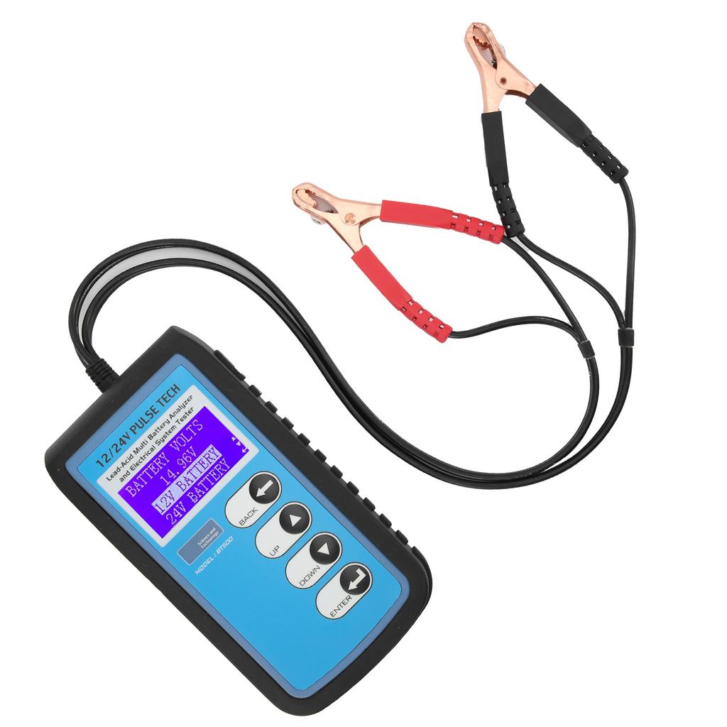 12V 24V Battery Tester BT500 Cranking and Charging System Analyzer for CCA DIN IEC EN JIS