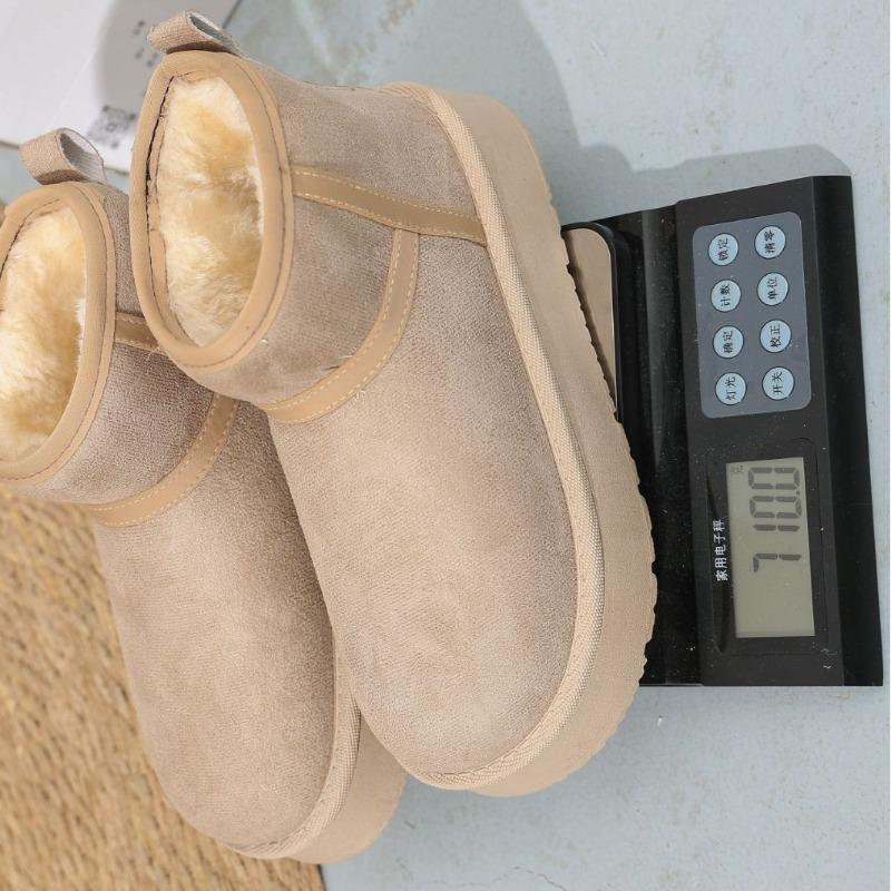 Women's Wide Width Platform Snow Boots, Plush Lined Arctic Booties, Thickened Winter Ankle Boots Wholesale