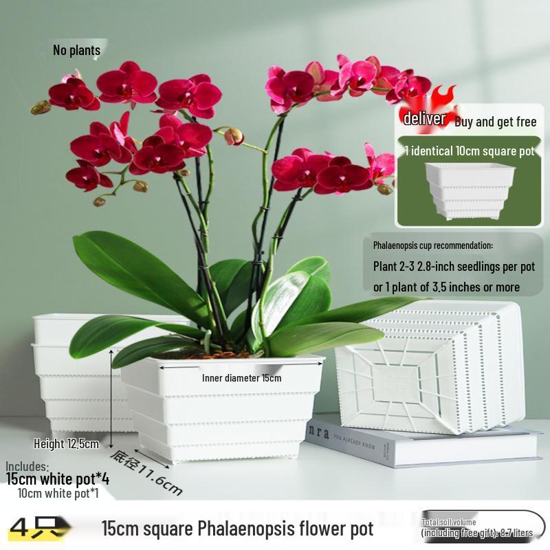 Yuzhuxun HC Breathable Resin Flower Pot Set