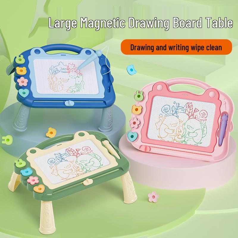 Colorful Magnetic Drawing Board for Kids - Detachable Writing & Graffiti Tool for Kindergarten Learning