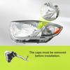 2 szt. Żarówki LED H4 z podwójną soczewką Mini Projektor LED 9003 HB2 Reflektor Samochodowy i Motocyklowy Światło Drogowe/Mijania LHD 90000LM 100W 6500K Białe Plug& Play