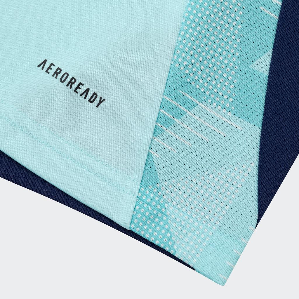 Adidas Arsenal Tiro 24 Jersey, Slim Fit Crew Neck Short Sleeve Men Tops Sea-Blue IT2228