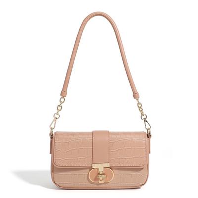 New Armpit Bag High-end Pink Bag Female Niche Diagonal Cross Shoulder Bag