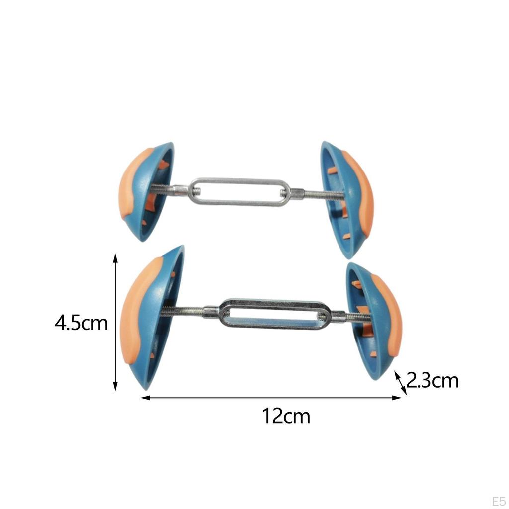 2 Pieces of Shoe Clamps, Tensioners, Prevents Wrinkle Formation, Practical, Adjustable Length,