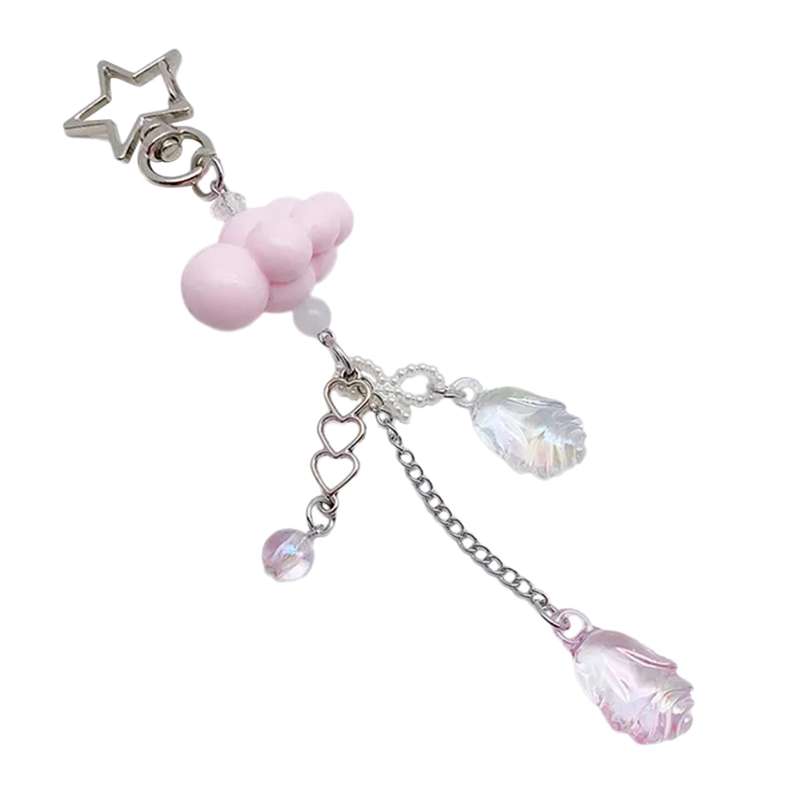 

Модный брелок, аксессуар для сумки, облако, звезда, цепочка для ключей, милый брелок в виде облака для женщин, девочек, подвеска для сумки, кошелька, рюкзака