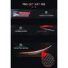 SEAMETAL Carbon Fiber Car Rear Spoiler Flow Lamp Universal 120cm Led Spoiler Light The Third Brake Light Stop Signal Lights 12V