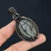 Tree Of Life Dragon Blood Jasper Gemstone Handmade Jewelry Pure Copper Wire Wrap Pendant