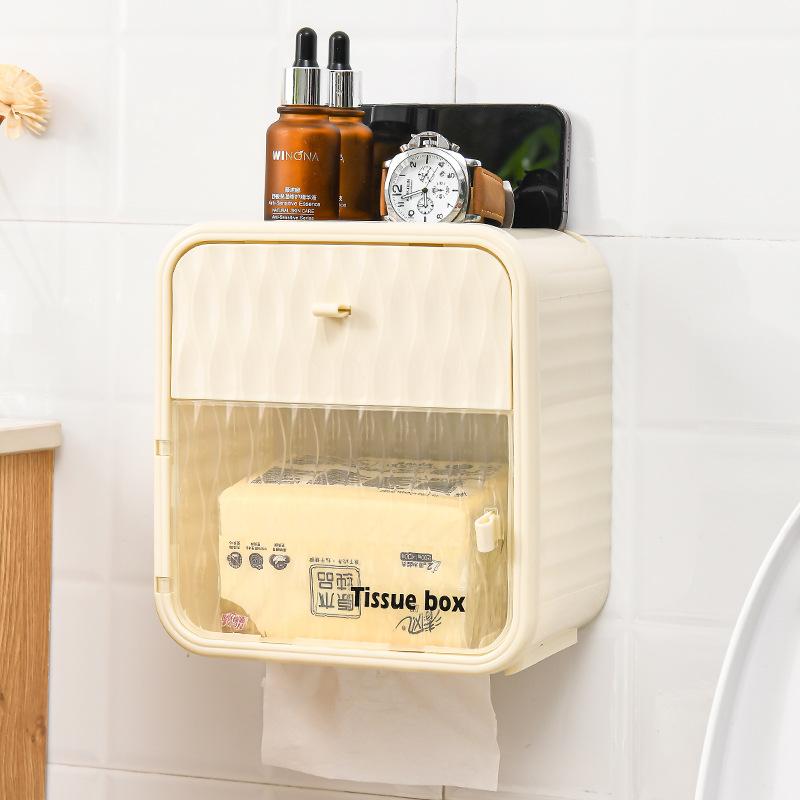 Настенный двойной многофункциональный ящик для бумажных полотенец «Медведь» — фото 3