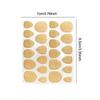 240Pcs/10 Sheets Kraft Paper Double Side Jelly Glue Full Cover Nail Adhesive Tabs False Nails Sticker For Handmade Press On Nail