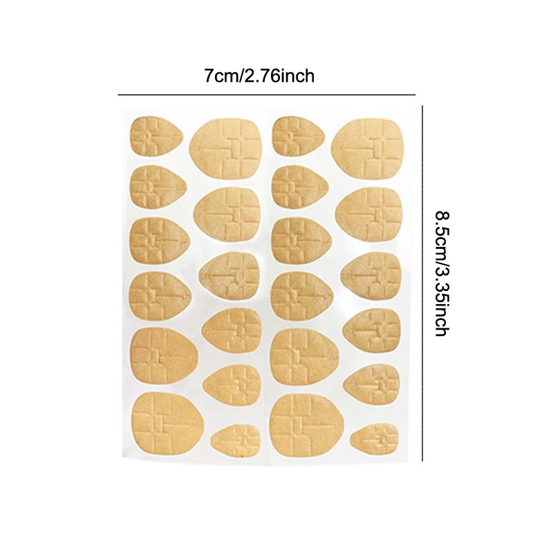 240Pcs/10 Sheets Kraft Paper Double Side Jelly Glue Full Cover Nail Adhesive Tabs False Nails Sticker For Handmade Press On Nail