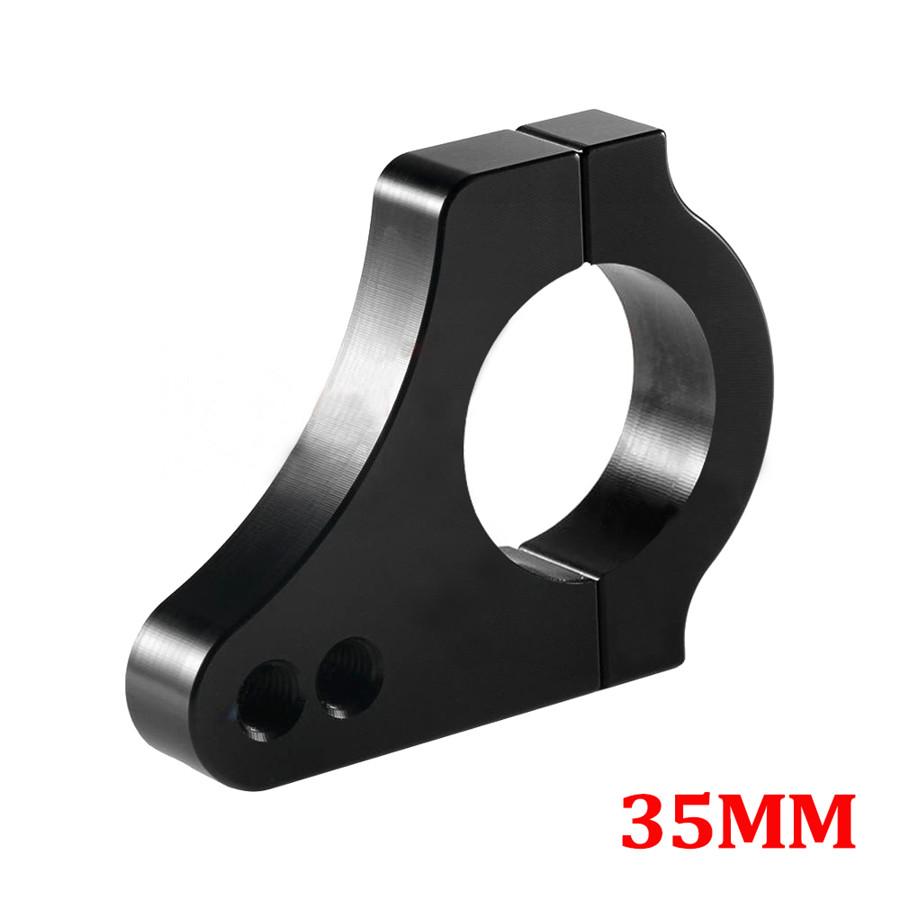 35mm Motorcycle Steering Damper Fork Frame Mounting Clamp Bracket Aluminum Alloy