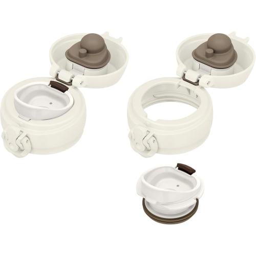 Thermos Vacuum Insulated Portable Mug, 400ml, Disney Mickey Mouse Design, Ivory White (JNL-405DS IVWH)