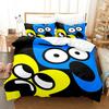 Jacknjellify BFDI Bedding Set 2/3Pcs Duvet Cover Pillowcase Twin Full Queen King Size Soft Anime Bed Set Battle for Dream Island