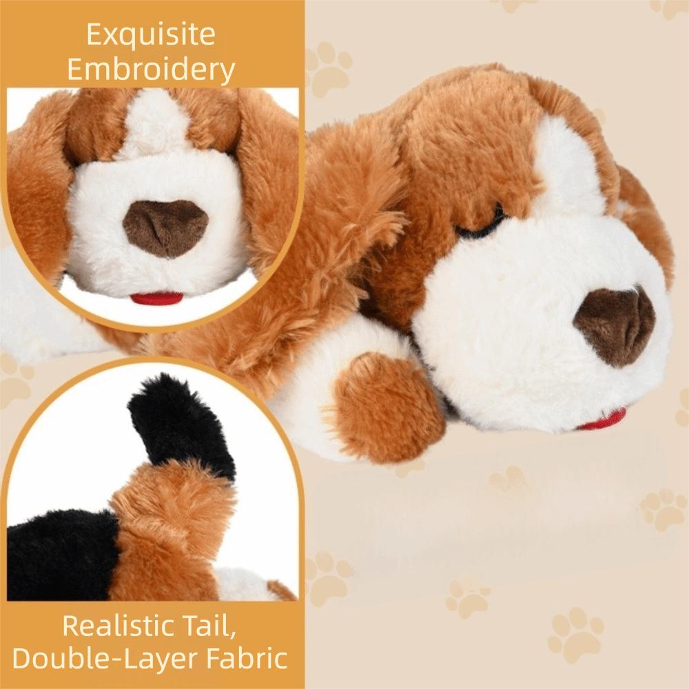 Realistic Pet Soothing Plush Toys Comfortable Dog Heartbeat Toy Plush Dog Toy Pet Soothing