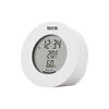 Tanita Digital Temperature and Humidity Meter with Clock, Desktop, Magnetic, White TT-585 WH