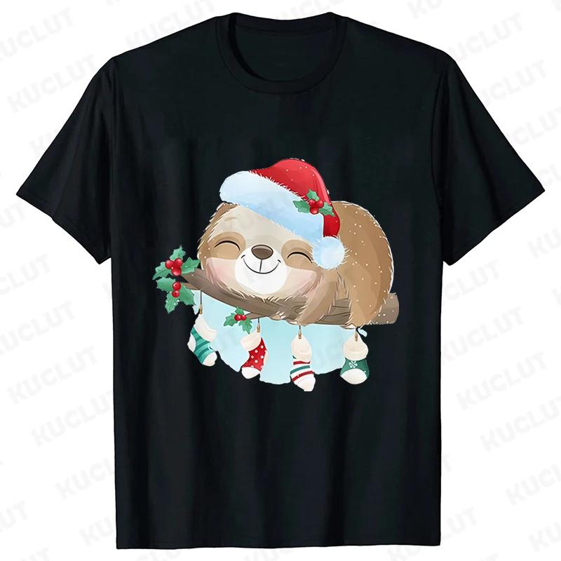 Módní lenochod tričko s krátkým rukávem Y2k trička pro ženy vtipná vánoční světýlka trička dámské halenky korejský ležérní streetwear