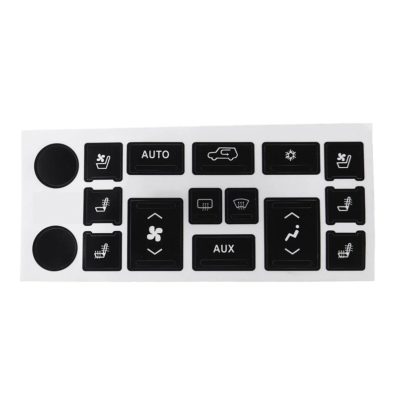 Car Interior Car Button Repair Sticker Key Ac Central Control Sticker Cd Broadcast Audio Button Repair Car Sticker