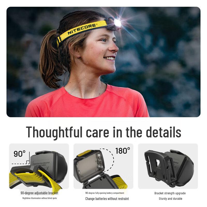 NITECORE UT27 MCT 800-Lumen Trail Running Headlamp