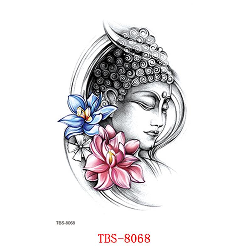 Waterproof Tattoo Stickers, Totem Animal Flowers, Tattoo Stickers Tattoo