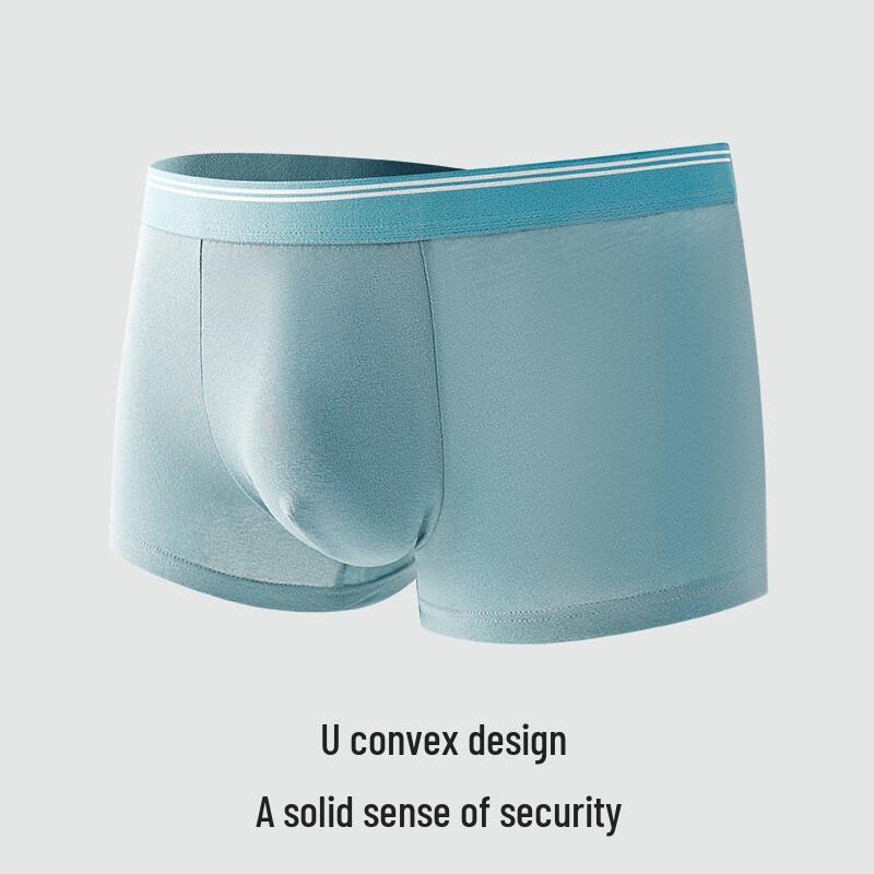 Yuzhaolin Men's Breathable Antibacterial Cotton Boxer Briefs Multipack