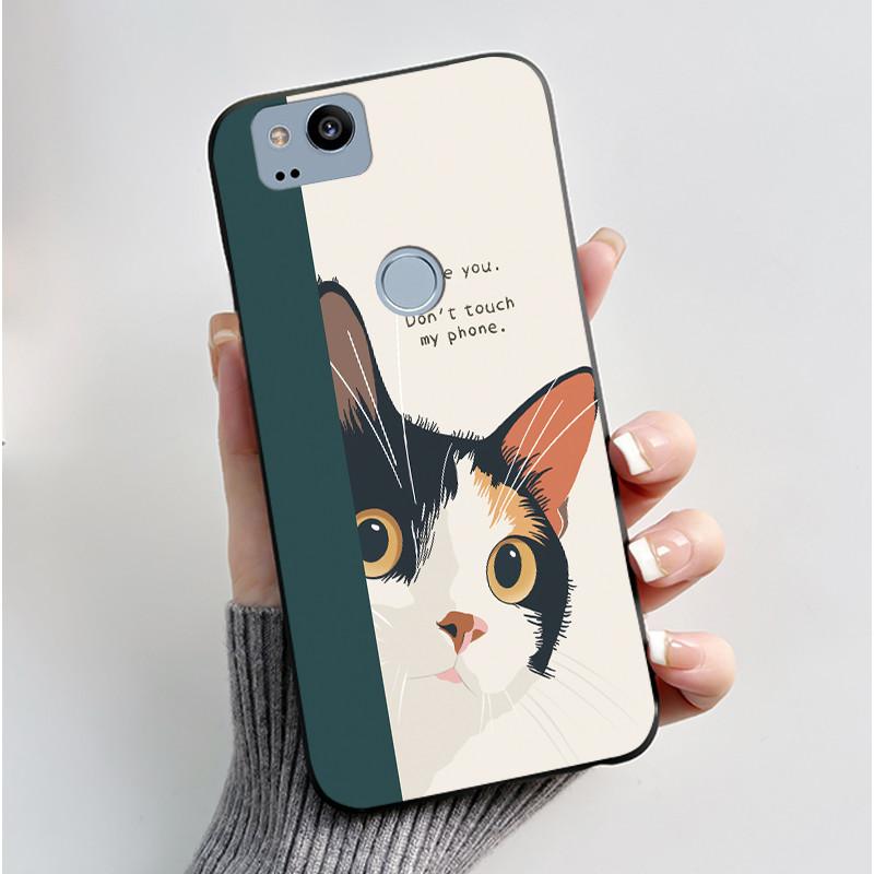 Matte Case For Google Pixel2 Pixel 2 XL Phone Cover for Google Pixel 2 XL 2XL Luxury Cute Cool Soft Silicone TPU Cases Bumper