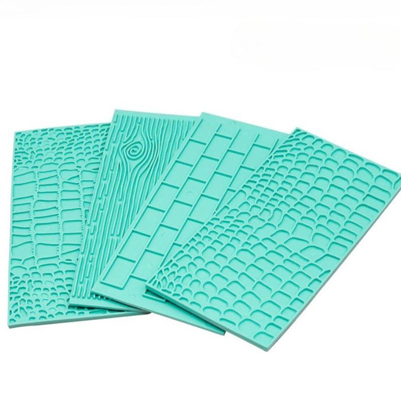 Ceramic Printing Clay Molds Pattern Mold Pattern Template Brick Wall Wood Stone Rubbing Mold Pottery Texture Tool