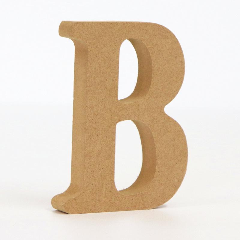 Collocation DIY Wooden Alphabet Letter Personalised Ornament Name Design for Wedding Birthday Party Home Decoration Craft Gift